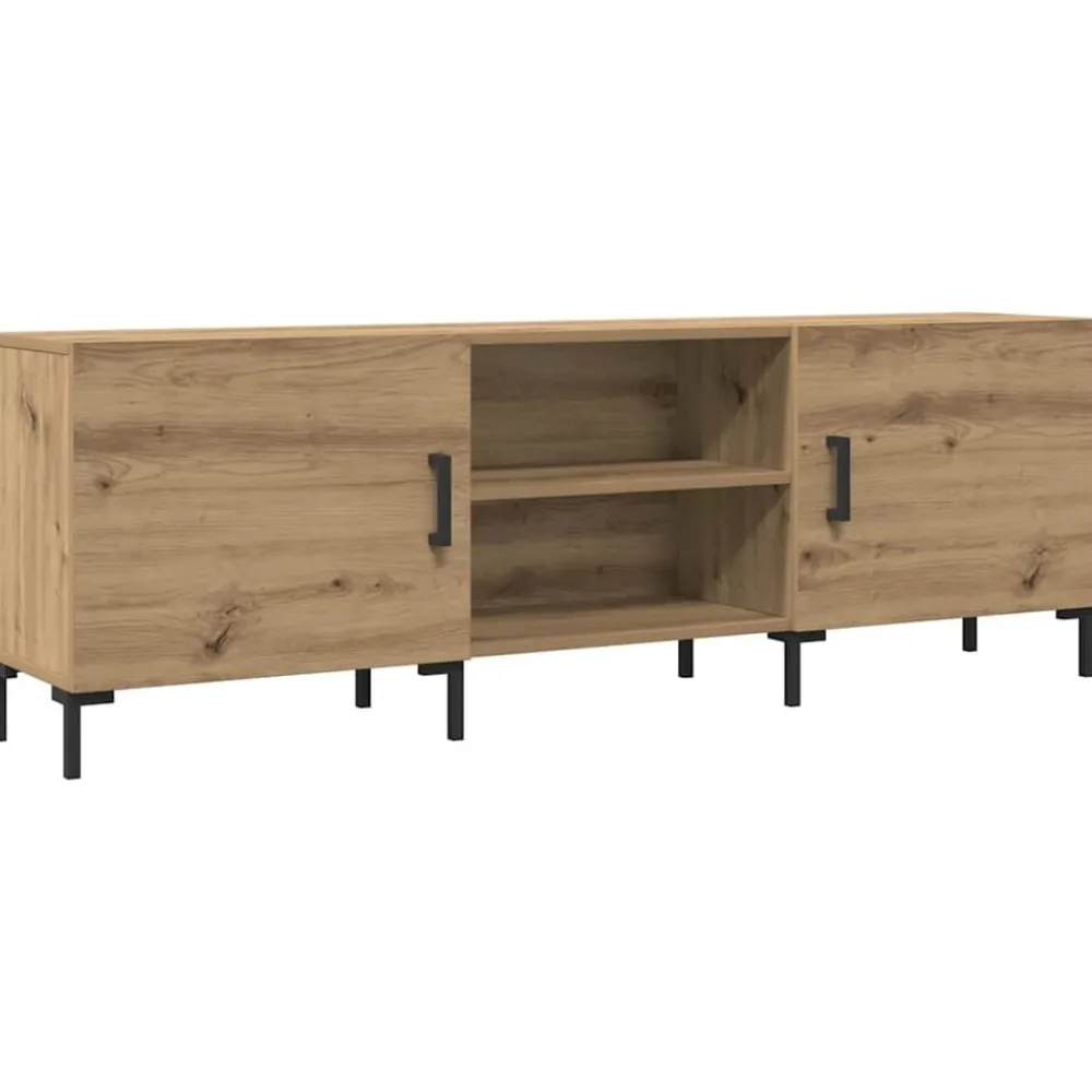 Meubles Tv-vidaXL Meuble TV chêne artisanal 150x30x50 cm bois d'ingénierie chêne artisanal