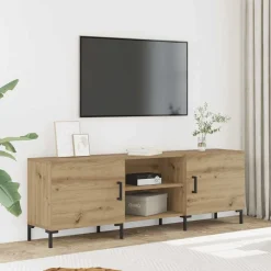 Meubles Tv-vidaXL Meuble TV chêne artisanal 150x30x50 cm bois d'ingénierie chêne artisanal