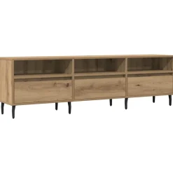 Meubles Tv-vidaXL Meuble TV chêne artisanal 150x30x44,5 cm bois d'ingénierie chêne artisanal