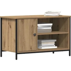 vidaXL Meuble TV chêne artisanal 80 x 40 x 50 cm Bois d'ingénierie