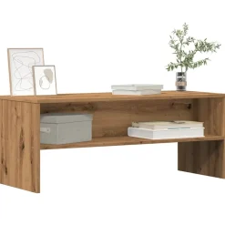 vidaXL Meuble TV chêne artisanal 100x40x40 cm bois d'ingénierie