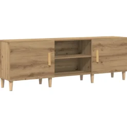 Meubles Tv-vidaXL Meuble TV chêne artisanal 150 x 30 x 50 cm Bois d'ingénierie ch&ecirc;ne artisanal