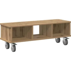 Meubles Tv-vidaXL Meuble TV Chêne artisanal 100 x 35 x 35 cm Bois d'ingénierie ch&ecirc;ne artisanal
