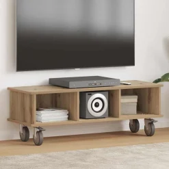 Meubles Tv-vidaXL Meuble TV Chêne artisanal 100 x 35 x 35 cm Bois d'ingénierie ch&ecirc;ne artisanal