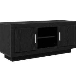 Meubles Tv-vidaXL Meuble TV Chêne noir 102 x 35 x 45 cm Bois d'ingénierie Chêne noir