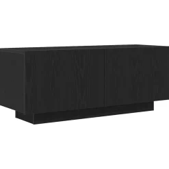 Meubles Tv-vidaXL Meuble TV Chêne noir 100 x 35 x 40 cm Bois d'ingénierie Chêne noir