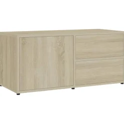 Meubles Tv-vidaXL Meuble TV Chêne sonoma 80x34x36 cm Bois d'ingénierie Chêne sonoma