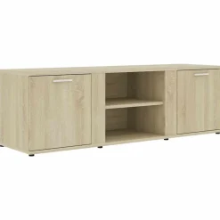 vidaXL Meuble TV Chêne sonoma 120x34x37 cm Bois d’ingénierie
