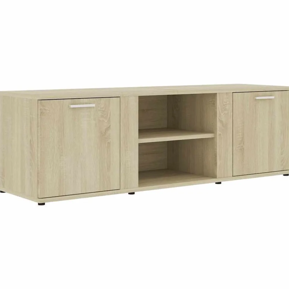 vidaXL Meuble TV Chêne sonoma 120x34x37 cm Bois d’ingénierie