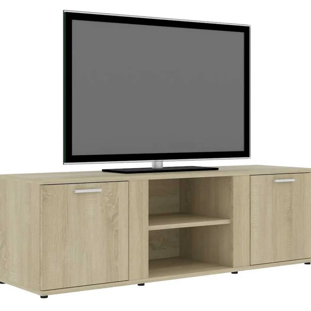 vidaXL Meuble TV Chêne sonoma 120x34x37 cm Bois d’ingénierie