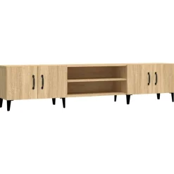 Meubles Tv-vidaXL Meuble TV Chêne Sonoma 180x31,5x40 cm Bois d'ingénierie Chêne sonoma