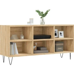 Meubles Tv-vidaXL Meuble TV chêne sonoma 103,5x30x50 cm bois d'ingénierie Chêne sonoma