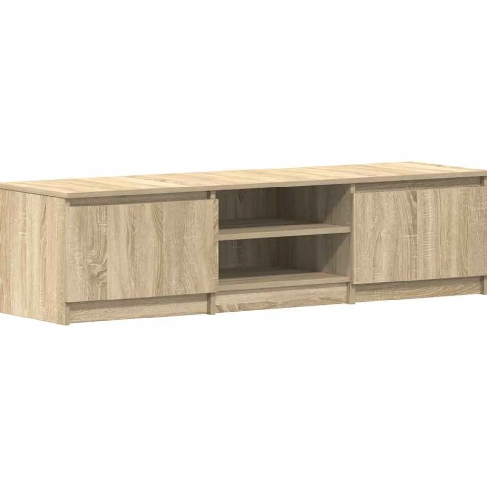 Meubles Tv-vidaXL Meuble TV Chêne sonoma 140x40x35,5 cm Bois d'ingénierie Chêne sonoma