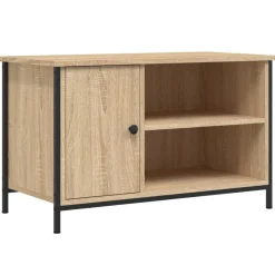 vidaXL Meuble TV Chêne sonoma 80x40x50 cm Bois d'ingénierie