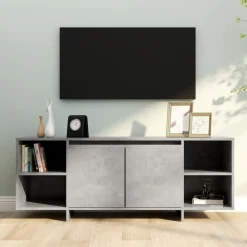 vidaXL Meuble TV 130x35x50 cm Bois d'ingénierie