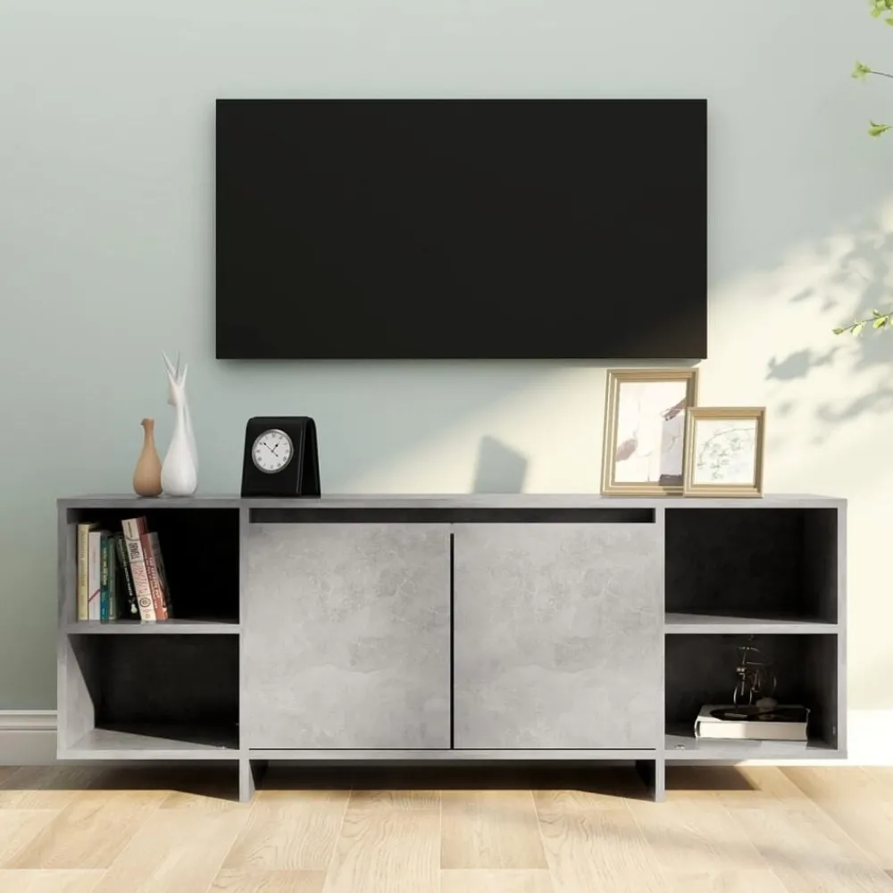 vidaXL Meuble TV 130x35x50 cm Bois d'ingénierie