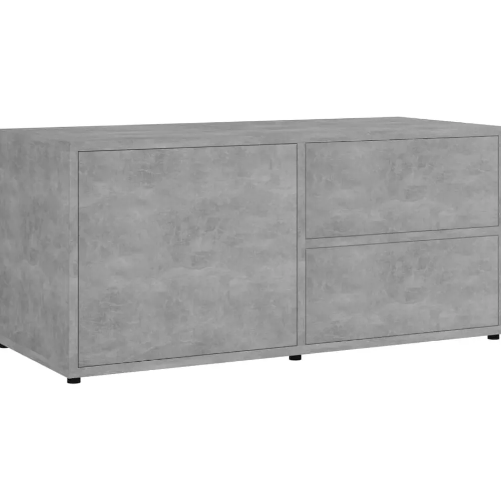 vidaXL Meuble TV 80x34x36 cm Bois d'ingénierie