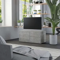 vidaXL Meuble TV 80x34x36 cm Bois d'ingénierie