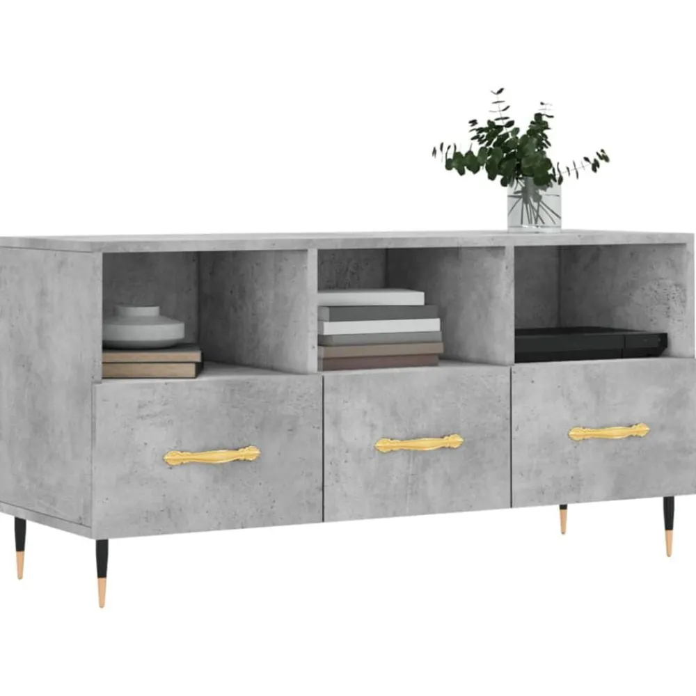 vidaXL Meuble TV 102x36x50 cm bois d'ingénierie