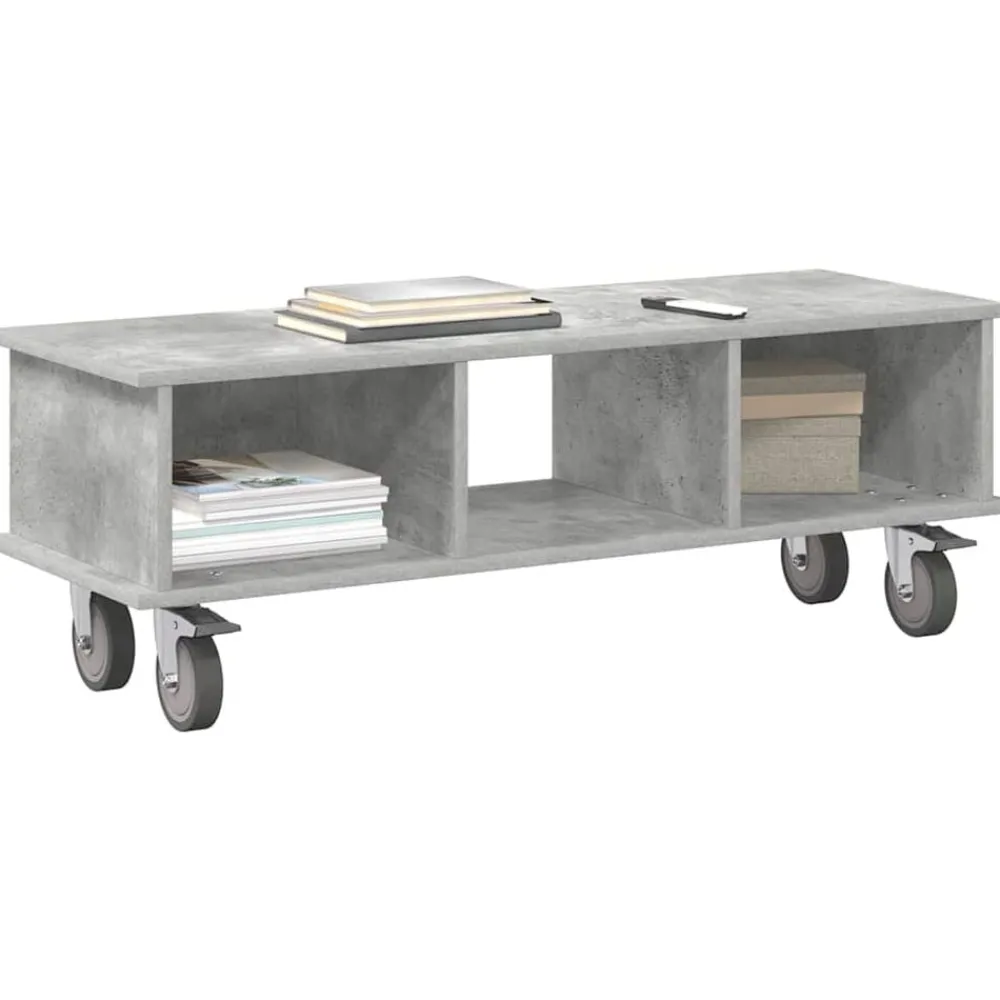 vidaXL Meuble TV 100 x 35 x 35 cm Bois d'ingénierie