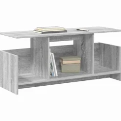 vidaXL Meuble TV Gris Sonoma 102 x 35 x 45 cm Bois d'ingénierie