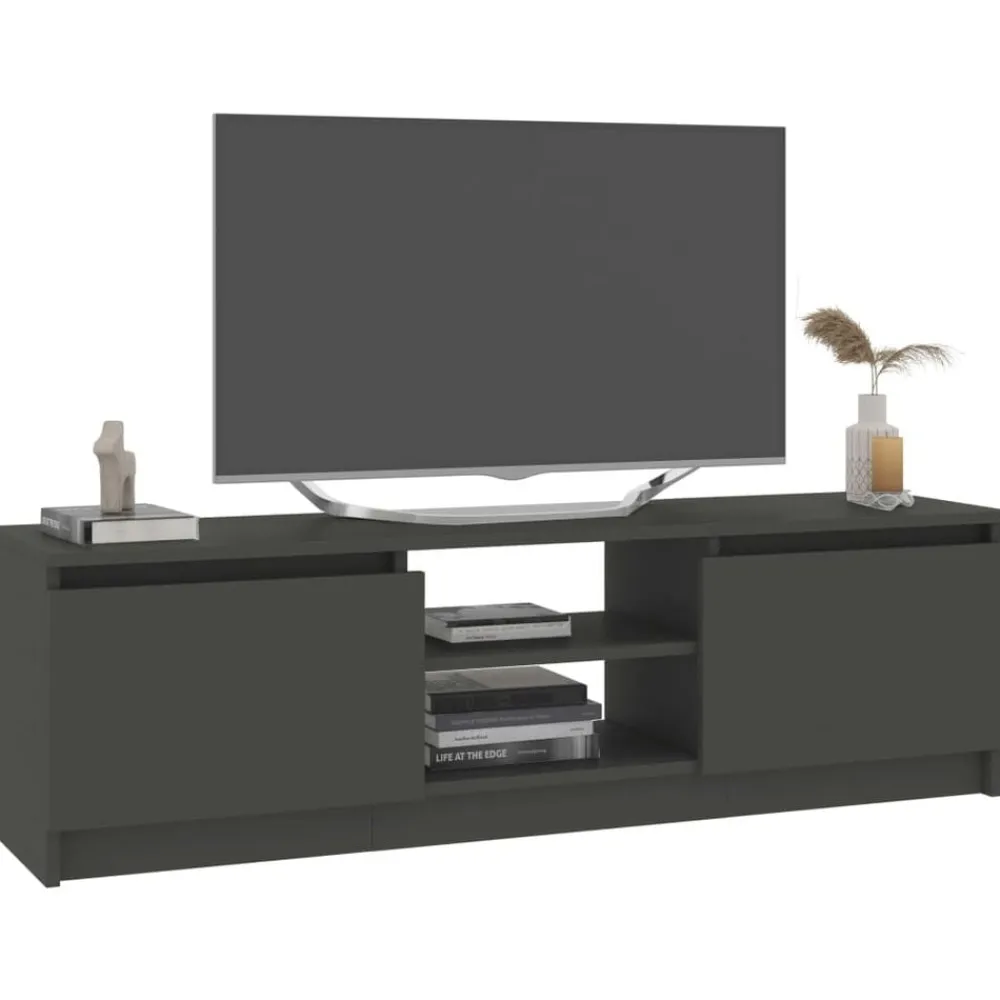 Meubles Tv-vidaXL Meuble TV 120x30x35,5 cm Bois d'ingénierie Gris