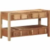 Meubles Tv-vidaXL Meuble TV Marron 83 x 33 x 46 cm Bois Recyclé Solide