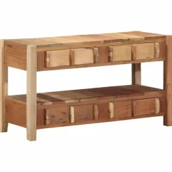 Meubles Tv-vidaXL Meuble TV Marron 83 x 33 x 46 cm Bois Recyclé Solide