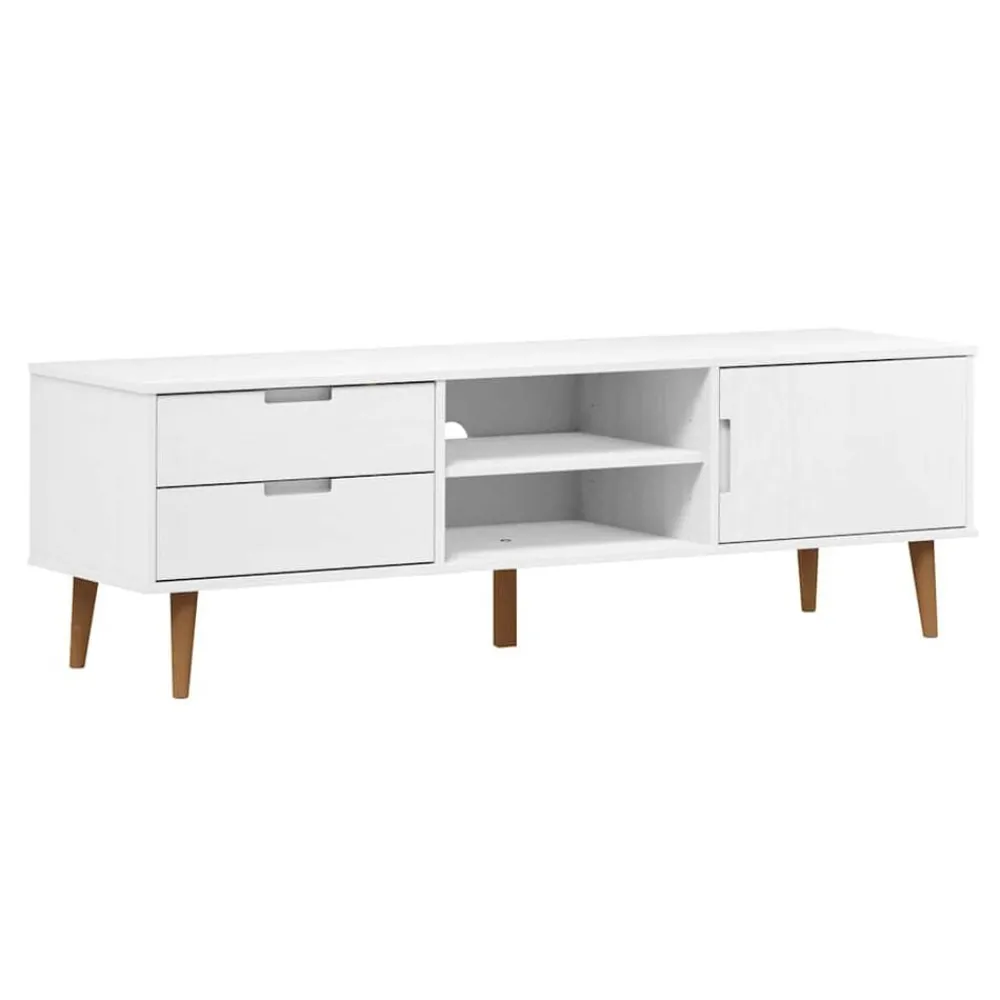 vidaXL Meuble TV MOLDE 158x40x49 cm Bois de pin massif