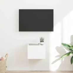 Meubles Tv-vidaXL Meuble TV mural 39 x 31 x 29,5 cm Bois d'ingénierie Blanc