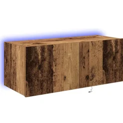 vidaXL Meuble TV mural 80 x 35 x 31 cm Bois d'ingénierie