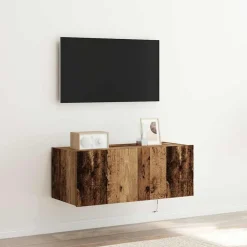 vidaXL Meuble TV mural 80 x 35 x 31 cm Bois d'ingénierie
