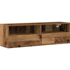 Meubles Tv-vidaXL Meuble TV mural 100 x 30 x 30 cm Bois d'ingénierie Bois ancien