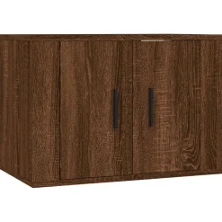 Meubles Tv-vidaXL Meuble TV mural Chêne marron 57x34,5x40 cm Ch&ecirc;ne marron