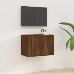 Meubles Tv-vidaXL Meuble TV mural Chêne marron 57x34,5x40 cm Ch&ecirc;ne marron