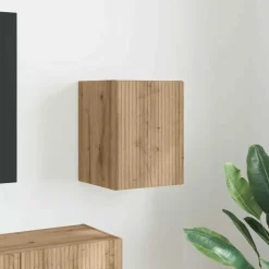 vidaXL Meuble TV mural Chêne artisan 30 x 31 x 40 cm Bois d'ingénierie