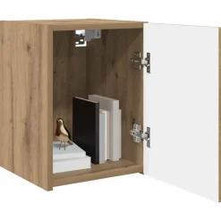 vidaXL Meuble TV mural Chêne artisan 30 x 31 x 40 cm Bois d'ingénierie