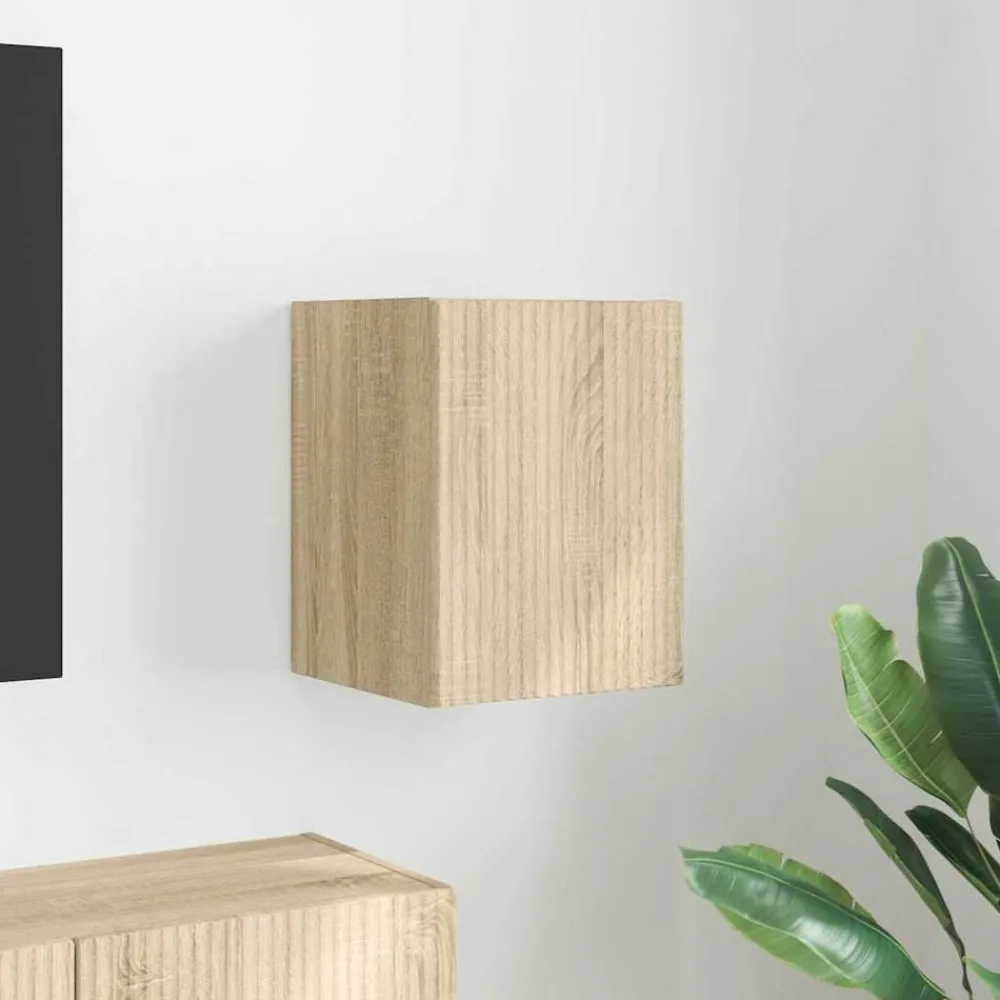 vidaXL Meuble TV mural Sonoma 30 x 31 x 40 cm Bois d'ingénierie