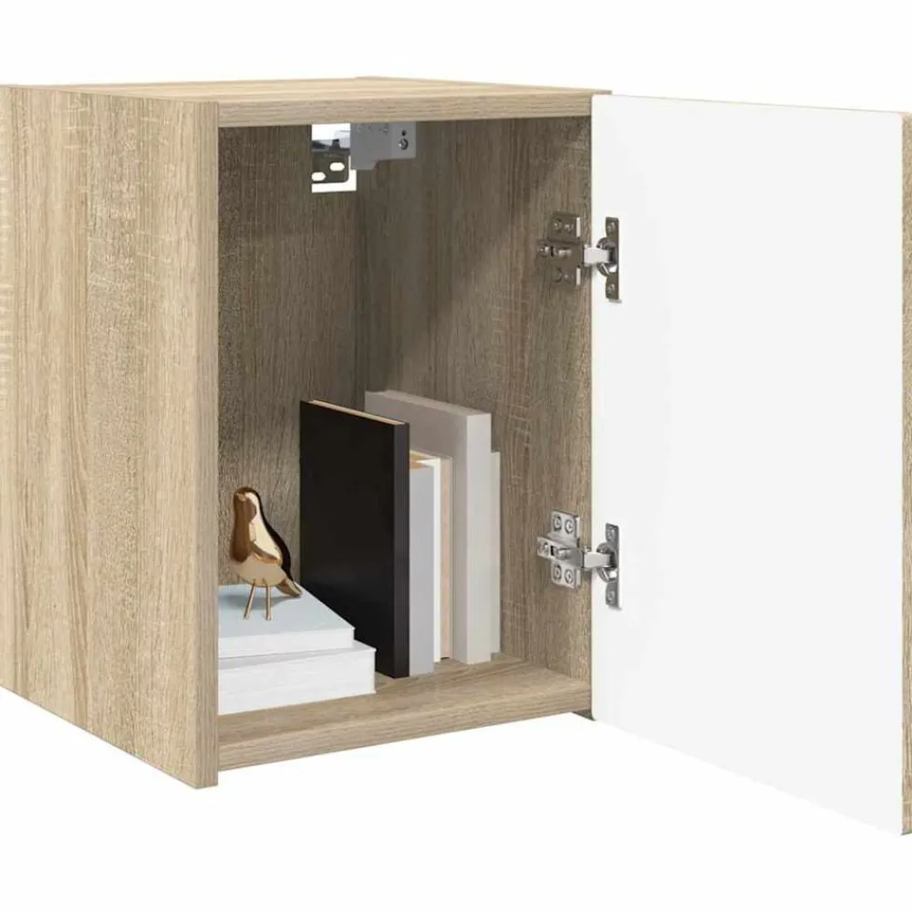 vidaXL Meuble TV mural Sonoma 30 x 31 x 40 cm Bois d'ingénierie