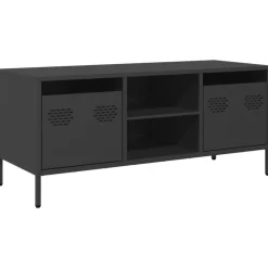vidaXL Meuble TV 101,5x39x43,5 cm acier laminé à froid