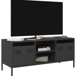 vidaXL Meuble TV 101,5x39x43,5 cm acier laminé à froid