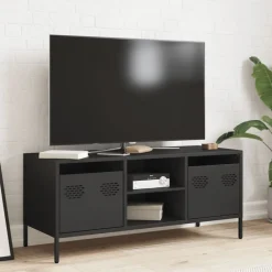 vidaXL Meuble TV 101,5x39x43,5 cm acier laminé à froid