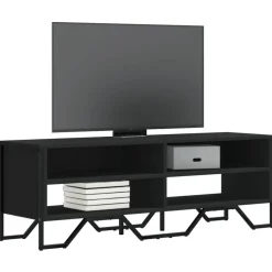Meubles Tv-vidaXL Meuble TV 122x34x41 cm bois d'ingénierie Noir