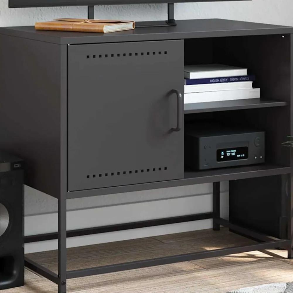 vidaXL Meuble TV 68x39x60,5 cm acier