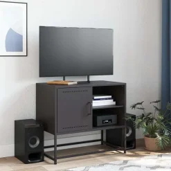 vidaXL Meuble TV 68x39x60,5 cm acier