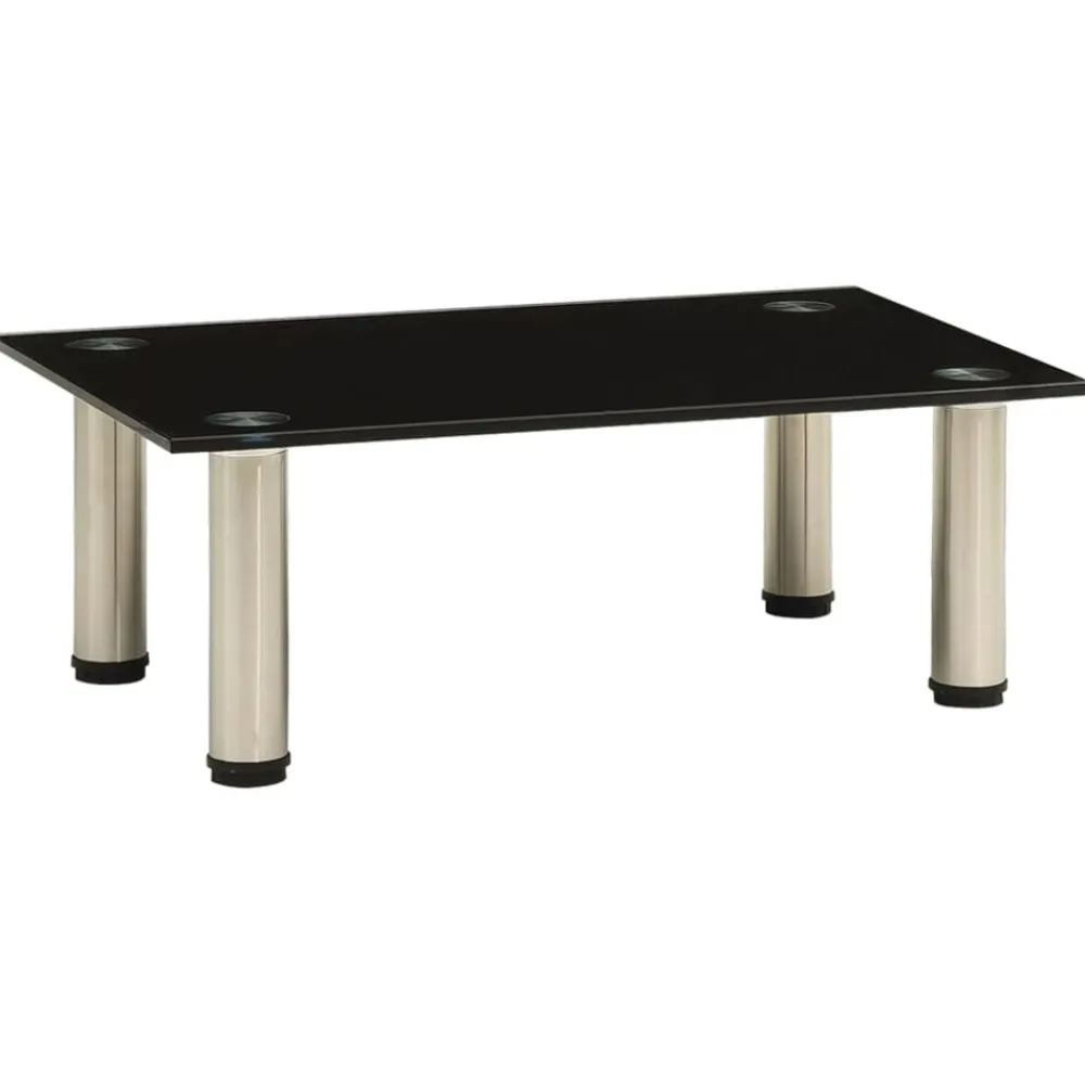 Meubles Tv-vidaXL Meuble TV 40x35x17 cm Verre trempé Noir
