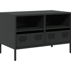 Meubles Tv-vidaXL Meuble TV 68x39x43,5 cm acier laminé à froid Noir