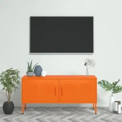 vidaXL Meuble TV 105x35x50 cm Acier