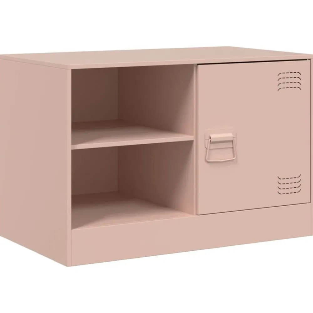 vidaXL Meuble TV 67x39x44 cm acier