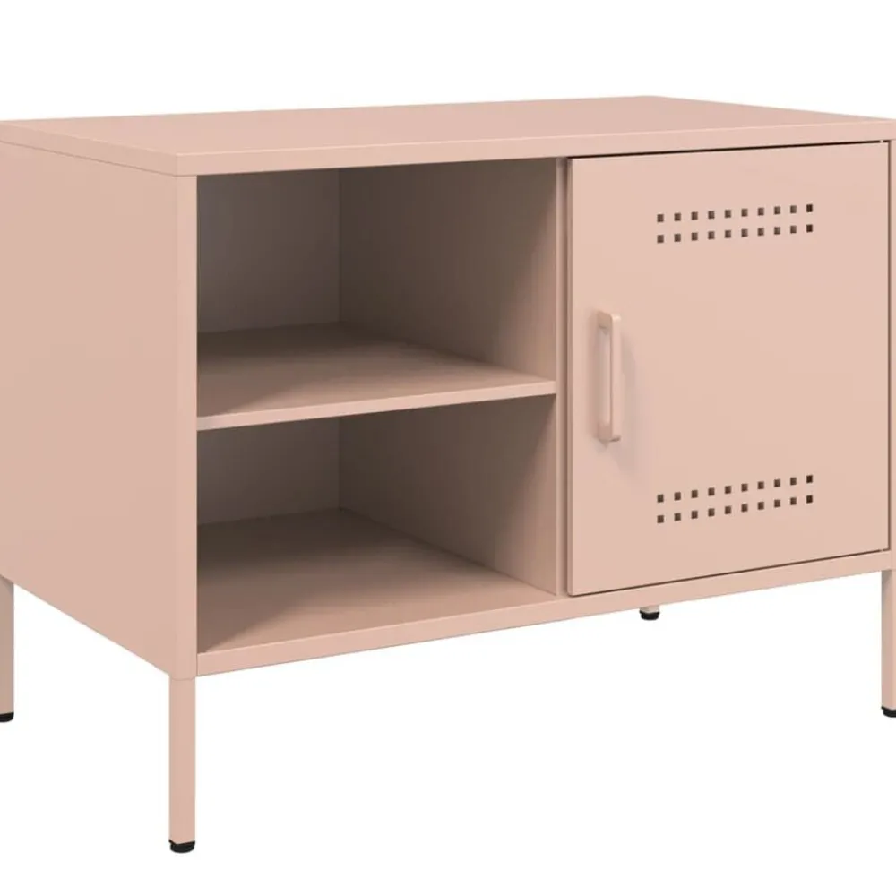 vidaXL Meuble TV 68x39x50,5 cm acier